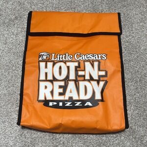 Little Caesars Lunch Bag Large Orange Insulated Hot N Ready Pizza Reusable Tote